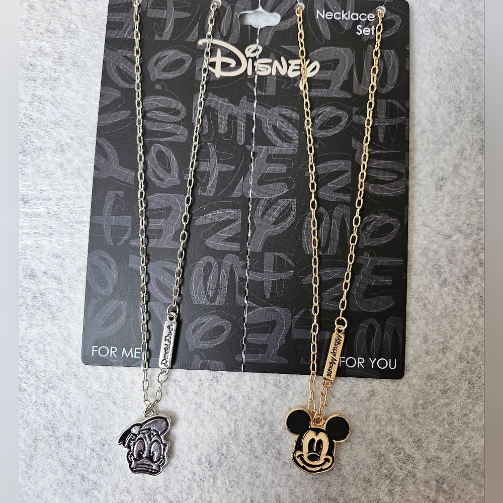 Disney Donald Duck & Mickey Mouse Bestie Necklace Set - Picture 6 of 10